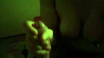 Blonde beauty shares steamy smoke with partner