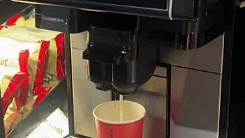 Big Dose for Her Throat - Swallow and Gagging in Public