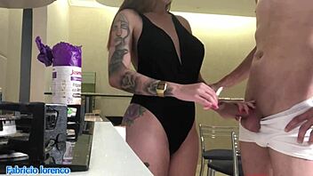 Safada devours my cock for a creamy finish