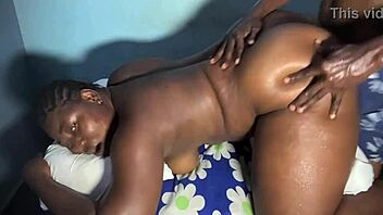 American curvy slut thrilled by homeboy's monster cock in wild duty session