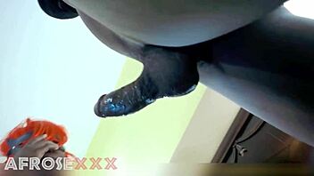 sloppy blowjob with saliva dripping from the balls and clothes ripped