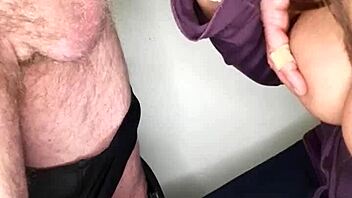 Man, I’m exploding in her mouth and all over her tongue right now!