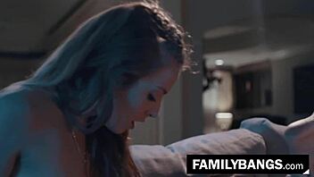 Want to lick my stepsister karla kush's wet pussy in romantic night?