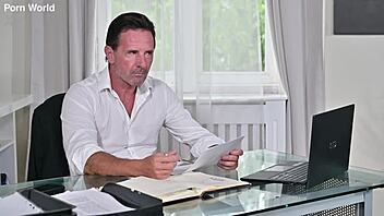 Big cock headmaster leads DP free for all