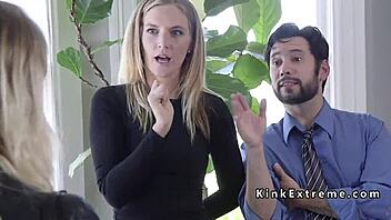 Man, this couple totally tied up their housewife for fun!