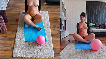 unleashing sensual side with naked yoga workout exposed