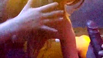 Latina whore swallows entire cock and balls with moans!