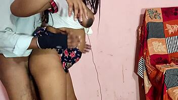 Desi chubby bhabhi gets naughty with boss in hotel room! 😈