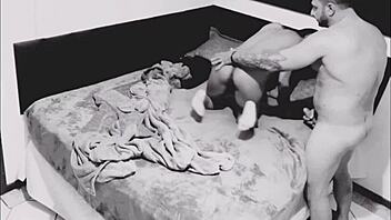 Did neighbor fuck my sexy wife on hidden camera?