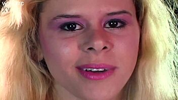 Blonde babe glazed bentley introduces herself in pov interview.