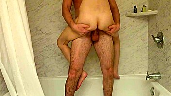 Young Step Sister Joins Brother for Steamy Shower Time