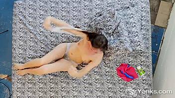 Hottie yanks milf tasty luscious toys her cunt