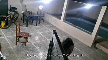 I got lucky with a blonde homeowner who ripped clothes for dirty sex