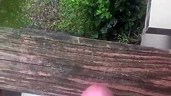 when i jerk off outdoor, it's my favorite solo thing