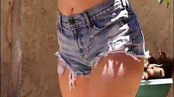 Liz ashley does her first nude shoot with me