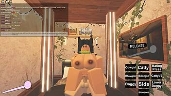 in roblox porn, characters explore deepthroat and anal scenes casually