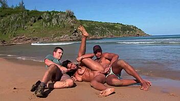 hey, babalu takes dicks in every hole on the beach!