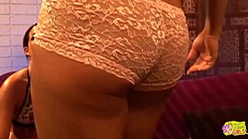 Blonde and Brunette Lesbians Play Wild!