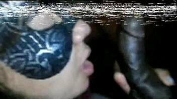 a blonde lesbian tribbing with milf bff