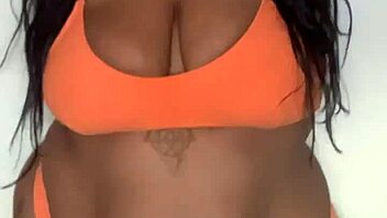 bikini dance turns into hot milf slut show