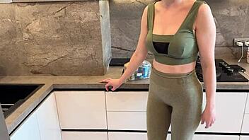 Cheating on Wife with Her Best Friend in Kitchen - Real Russian Amateur!