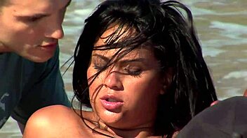 hey, babalu takes dicks in every hole on the beach!