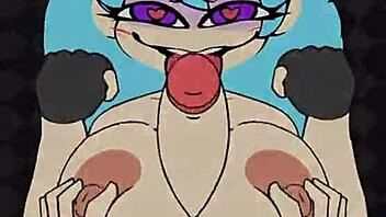 Sky Gets Monster Cock Titty Fuck and Pussy Orgasm