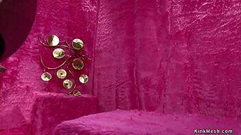 Lesbians masturbate with anal fucks