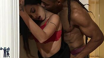 Neighbor Exploits Shower Issue for Wild Handjob!