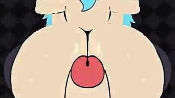 Sky Gets Monster Cock Titty Fuck and Pussy Orgasm