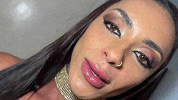 GANG BANG with LATINA friends in SHEER RED