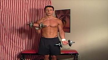 Insane! 18 Yr Old Reese Rideout Strips and Works Out Hard!