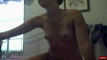 girl rips clothes on webcam, plays with dildo, gets pussy wet