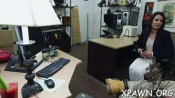 Harlot fucks in shop