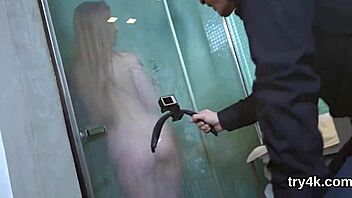 teen blows cock in pov, gets pussy screwed