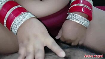 Newlyweds explore tight pussy riding