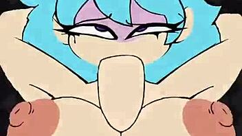 Sky Gets Monster Cock Titty Fuck and Pussy Orgasm