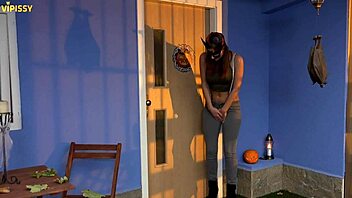 spooky puddle in the sport field