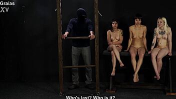 BLONDE GIRL RECEIVES INTENSE TIT PUNISHMENT AS BDSM SLAVE