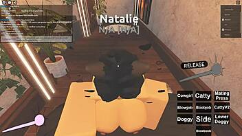 in roblox porn, characters explore deepthroat and anal scenes casually