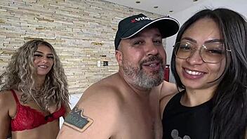 Hey, watch Morganita in the shower and behind scenes at Ted's mansion.