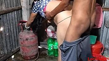 slutty latina gives deepthroat sloppy blowjob in reality