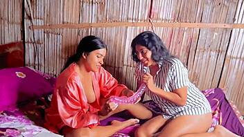 Stepmother and Stepdaughter Moan with Deep Wet Pussy Play.