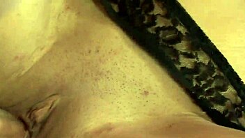 Housewife with big breast has a squirting orgasm and gets a creampie