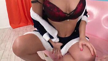 ami gets shaved creampie from santa in 2018 part 2