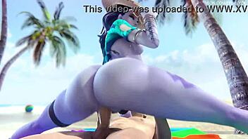Widowmaker's big ass on the beach?