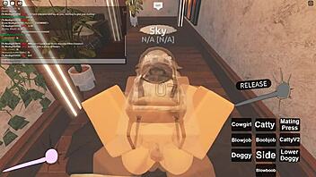 in roblox porn, characters explore deepthroat and anal scenes casually