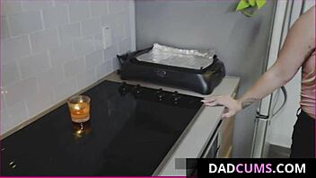 Blonde stepdaughter gets treated like a slut by stepdad