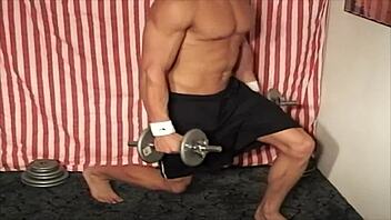 Insane! 18 Yr Old Reese Rideout Strips and Works Out Hard!