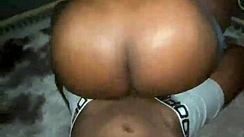 Hot and steamy homemade video of stepsis taking a big black cock